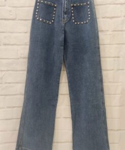 Vaquero bolsillos tachuelas