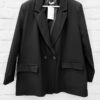 Blazer negra oversize