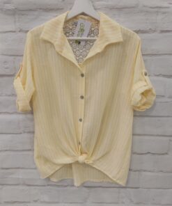 Camisa rayas tejida espalda