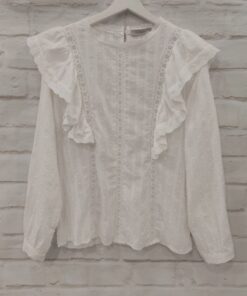 Blusa blanca encaje