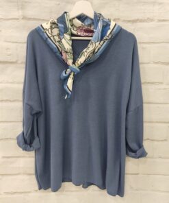 Jersey fino con pañuelo