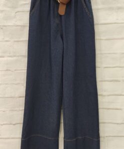 Pantalón culotte denim fino