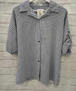 Camisa cuadros amplia