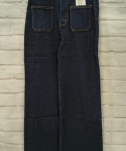 Vaquero culotte oscuro bolsillos