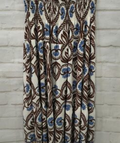 Falda estampada engomada