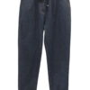 Pantalón denim azul claro para chica, goma y cordón ajustable en la cintura, bolsillos al bies, tejido fino y cómodo, estilo
