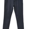 Pantalón tipo chino para chico en azul oscuro, corte recto, tejido de algodón, cierre frontal con botón y cremallera, bolsos