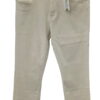Pantalón vaquero recto claro para chica, tono beige muy suave, con cinco bolsillos, cintura tradicional y tejido ligeramente