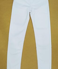 Vaquero blanco elástico skinny. Efecto *Push Up*