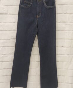 Vaquero flare con trenza