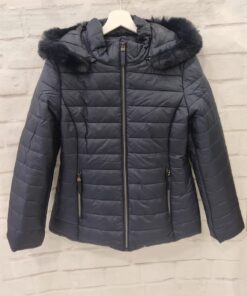 Cazadora acolchada marina