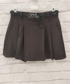 Falda pantalón con cinturón