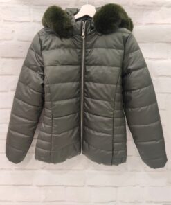 Chaqueta acolchada polipiel