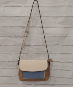 Bolso bandolera tricolor