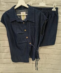 Conjunto dos piezas denim