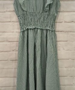 Vestido vichy volantes