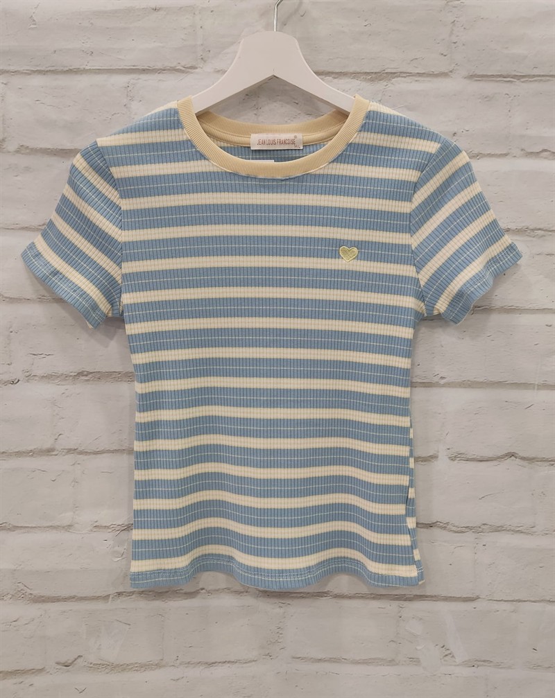 Camiseta a rayas love