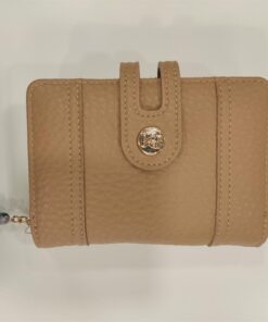 Cartera monocolor relieve