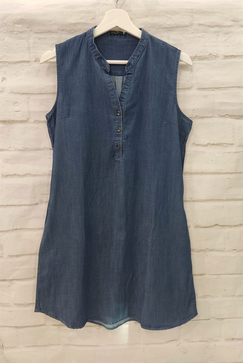 Vestido denim sisas