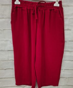 Pantalón flojo monocolor corto