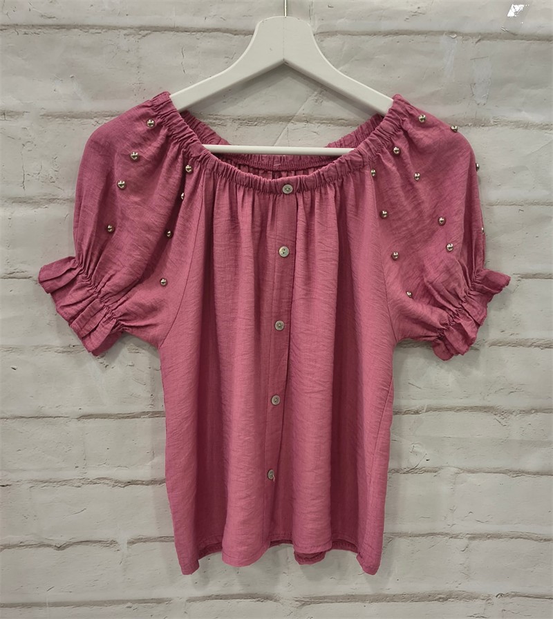 Blusa bombacha con tachas