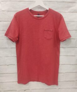 Camiseta monocolor con bolsillo