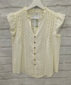Camisa volantes y puntos