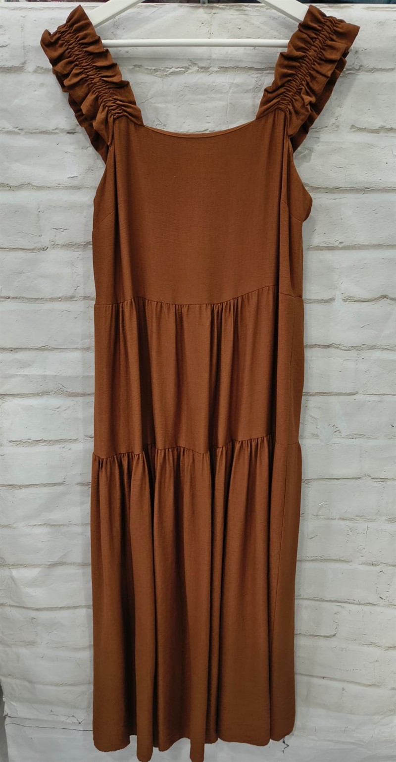 Vestido largo lazo espalda