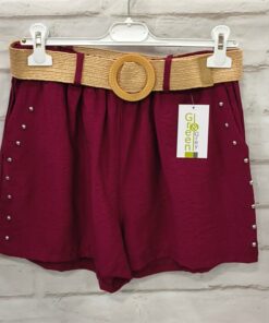 Short monocolor tachuelas