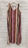 Vestido pinceladas multicolor