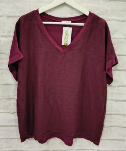 Camiseta pico bimateria