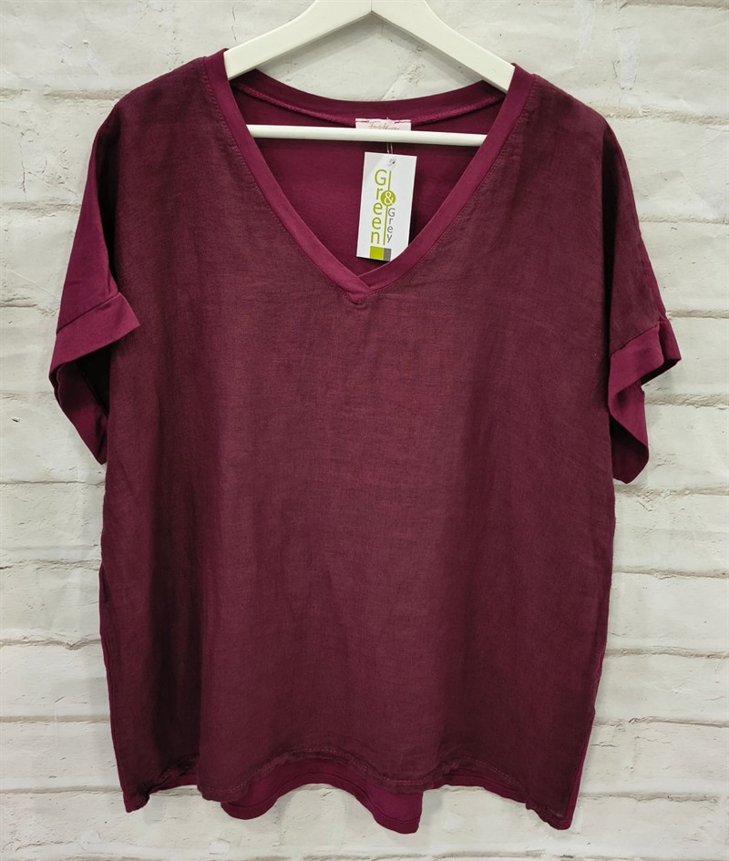 Camiseta pico bimateria