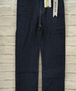 Vaquero oscuro pata ancha