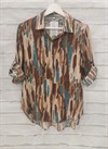 Camisa manga larga pinceladas