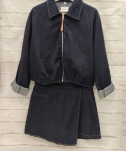 Conjunto denim cazadora con skort