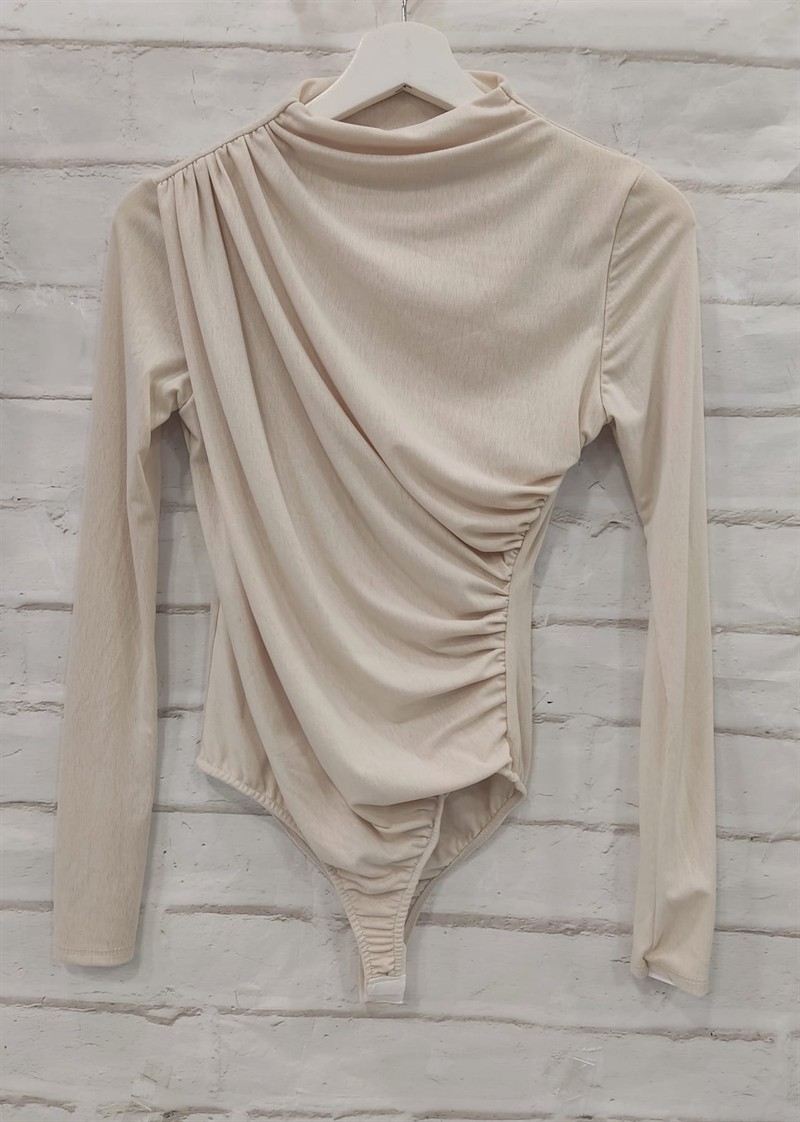 Body monocolor fruncido