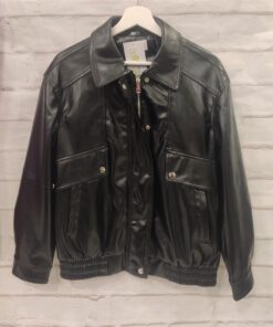 Cazadora tipo bomber polipiel