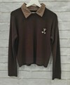 Jersey oso con cuello camisero