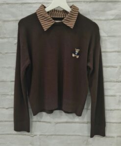 Jersey oso con cuello camisero