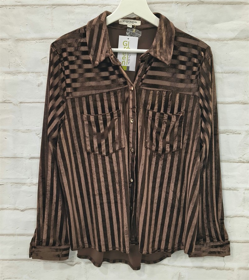 Camisa a rayas velvet