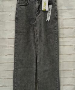 Vaquero gris wide leg