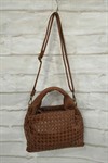 Bolso pequeño trenzado bimateria