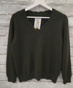 Jersey monocolor escote ondas