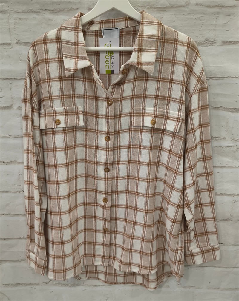 Camisa cuadros oversize