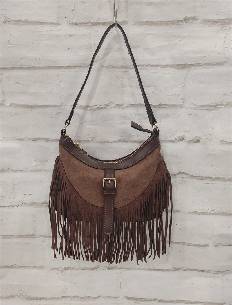 Bolso efecto ante hebilla